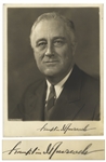 Franklin D. Roosevelt Signed 7 x 9 Photo